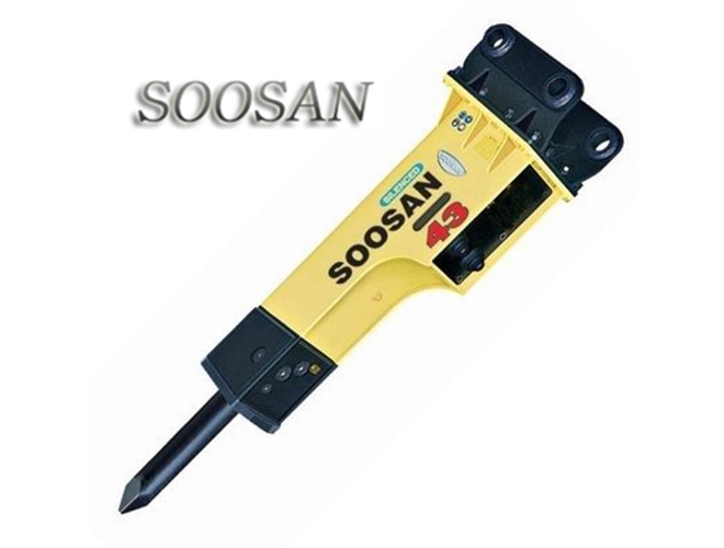 High Quality Soosan Breaker Model SB43 Box Breaker Hydraulic Hammer With 75mm Chisel Wholesales